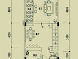 雅居乐白鹭湖_东岸D1户型正一层 建面170平米