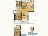 合生上观国际_19-22号楼C-01/03户型 建面122平米