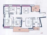 中海水岸城花园_3室2厅2卫 建面128平米