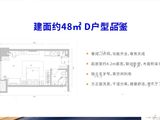 绿地派克公馆_建面约48平D户型 建面48平米