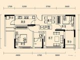 湘府邻伴_2室2厅1卫 建面74平米