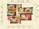 和信天骄府_3室2厅2卫 建面102平米