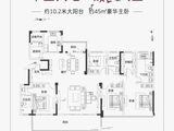 凯瑞国宝红瞰_5室2厅3卫 建面220平米