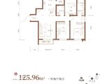 东方庭园_3室2厅2卫 建面125平米