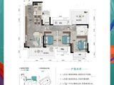 南宁恒力城_4室2厅2卫 建面98平米