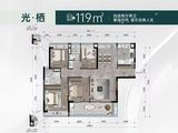 万科卓越珑远未来之光_4室2厅2卫 建面119平米