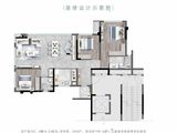 重庆建发缦云_3室2厅2卫 建面110平米