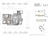 中交凤栖首府_4室2厅3卫 建面168平米