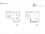 中佳融园_1室2厅2卫 建面46平米