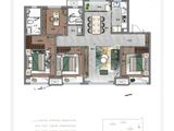 黄冈学府城_4室2厅2卫 建面129平米