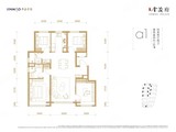 西山金茂府_4室2厅2卫 建面120平米